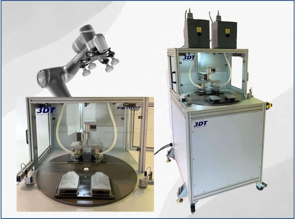 3DT's Corona System with a Robotic Arm