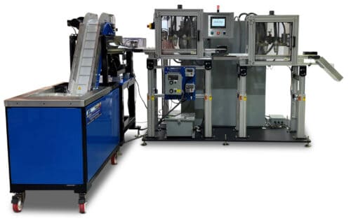 PlasmaDyne Pro custom system with continuous part supply, both sides of product surface treated, conveyor & more.